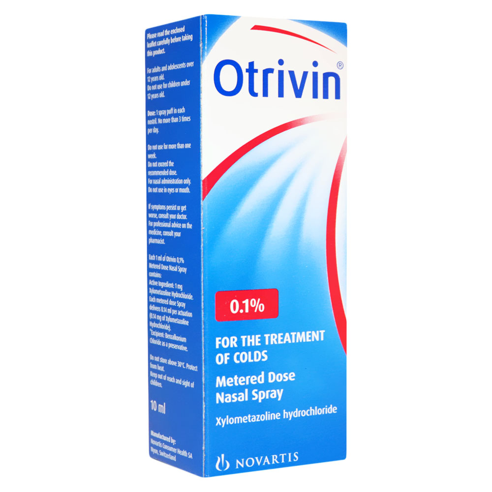 OTRIVIN 0.1% NASAL SPRAY 10ML