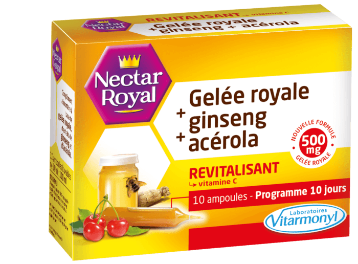 Nectar Royal Gelee Royale+Ginseng+Acerola 10 Ampoules