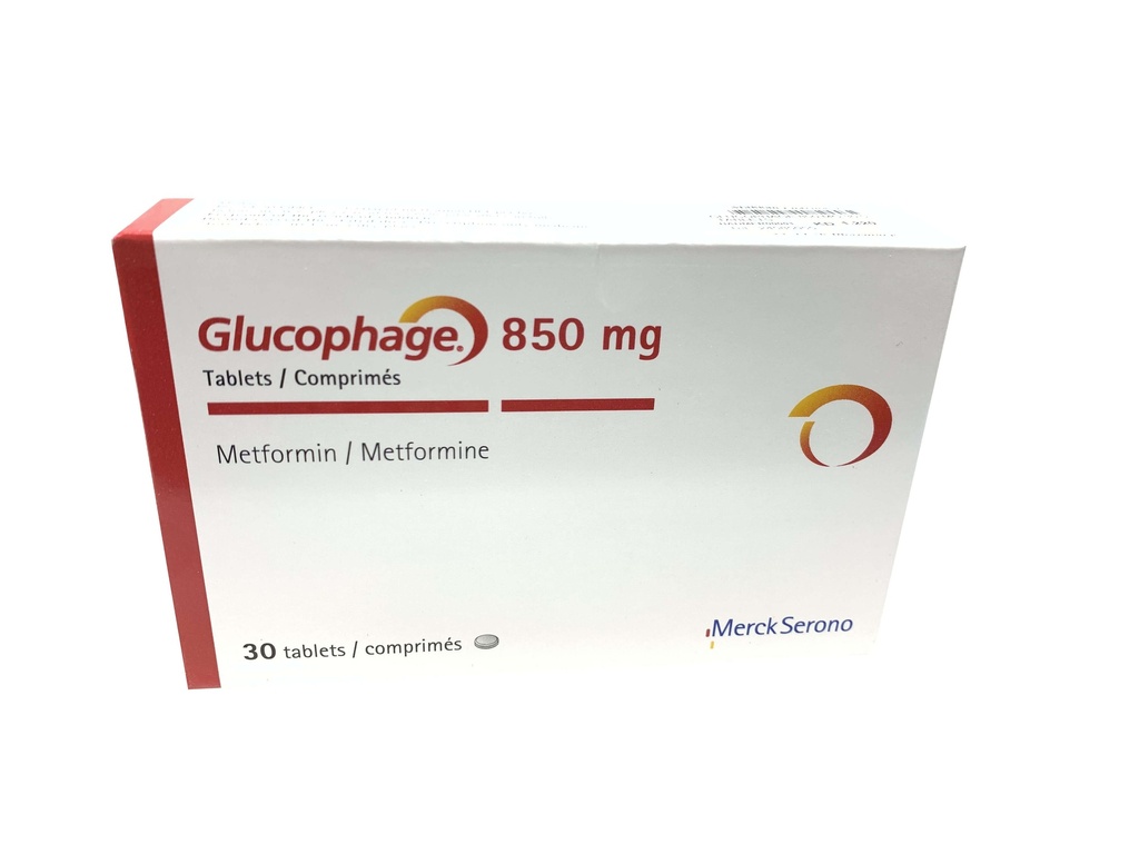 GLUCOPHAGE TABLETS 850MG 30'S