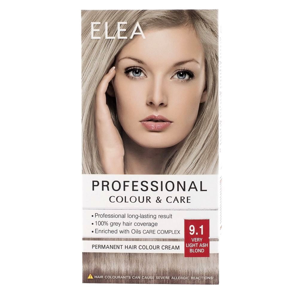 Elea Profisional Hair Colour 9.1 Very Light Ash Blond