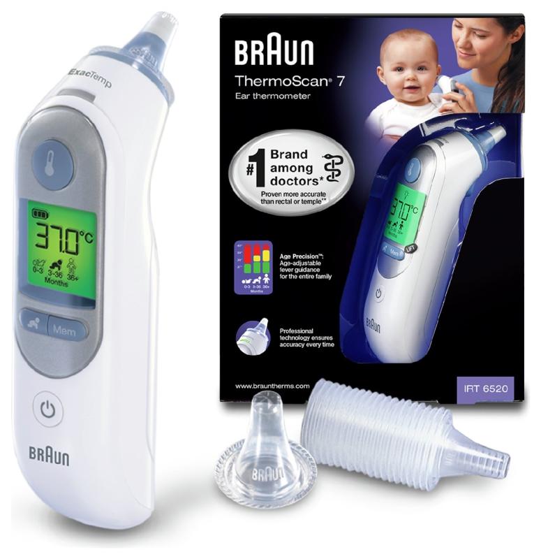 Braun EAR Thermoscan-7+ Irt 6525