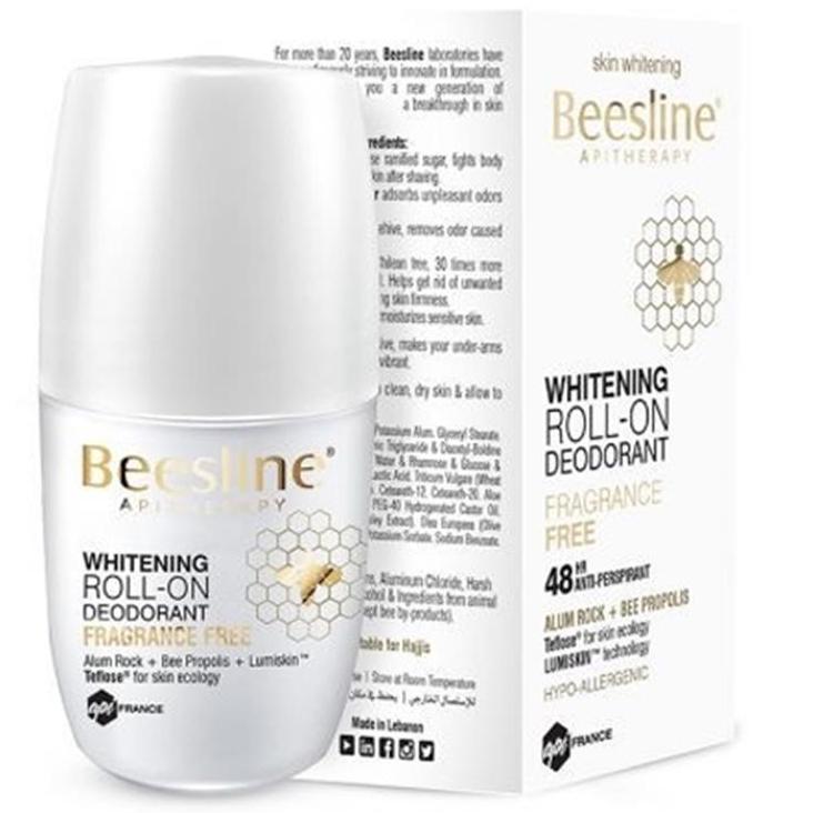 BEESLINE WHITE DEO ROLL ON FRA.FREE 48HR 50ML