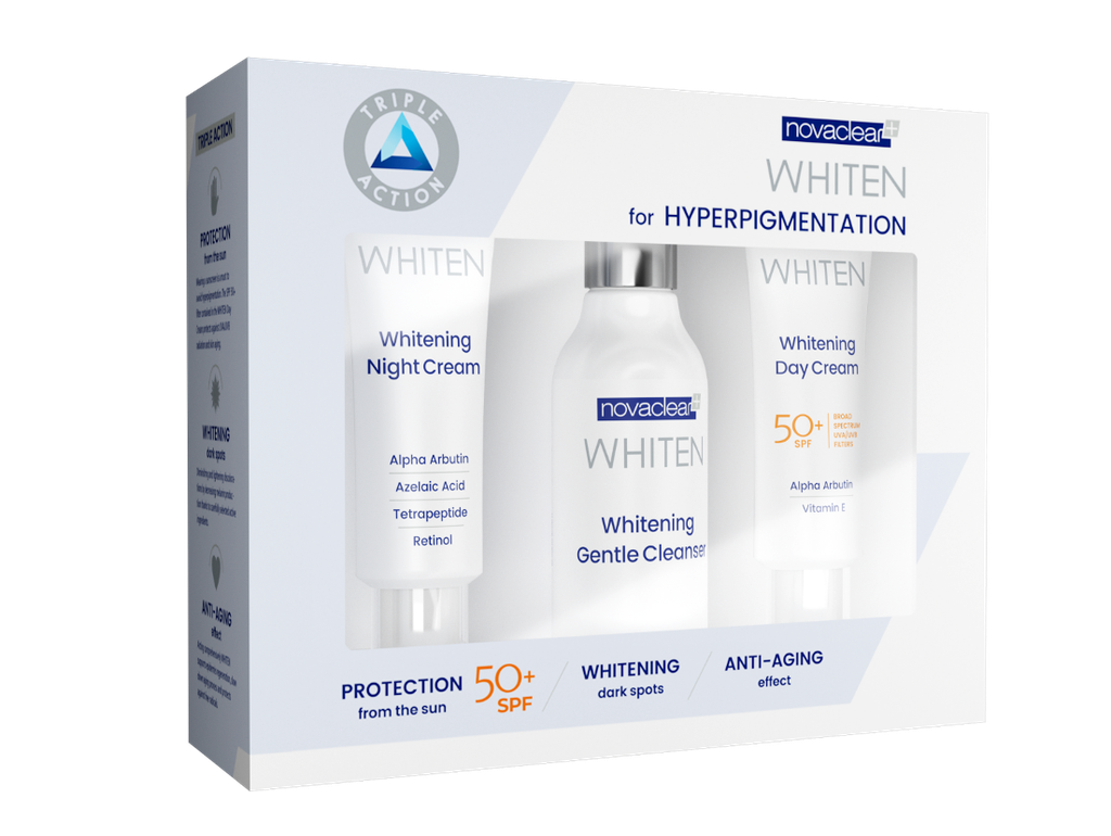 Novaclear Whiten Set (Cream Day ,Night,Cleanser)