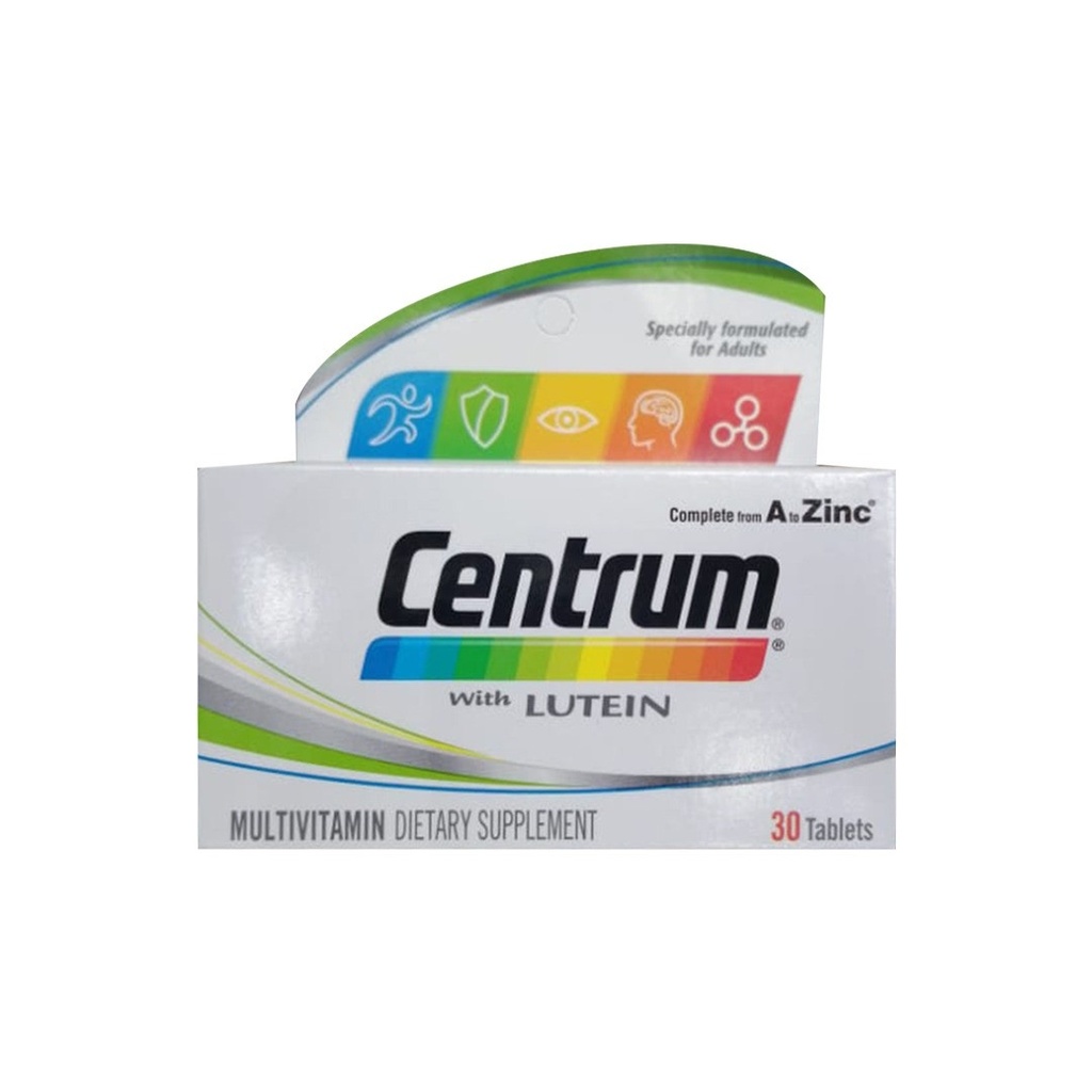 CENTRUM WITH LUTEIN 30.TABLETS