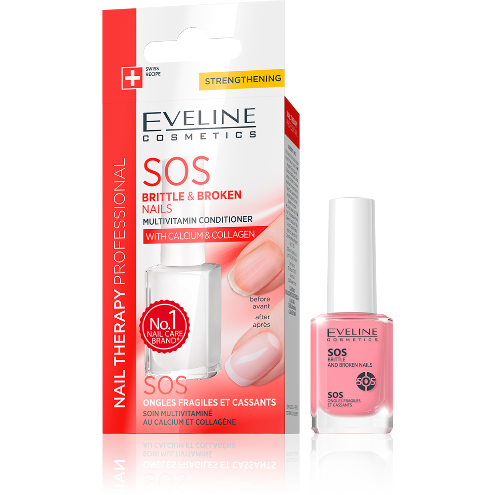 EVELINE SOS BRITTLE&amp;BROKEN NAILS SERUM 12 ML