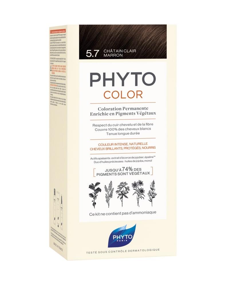 PHYTO HAIR COLOUR LIGHT CHESTNUT BROWN NO-5.7