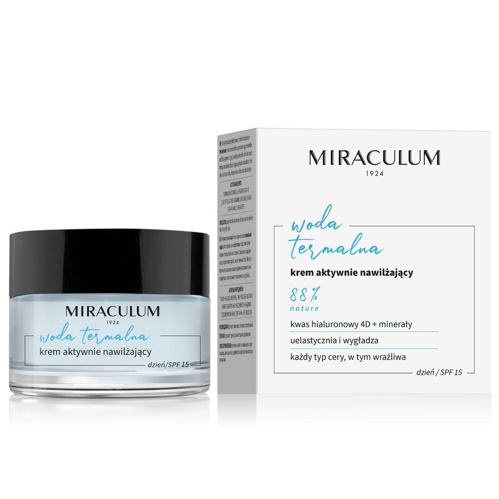 MIRACULUM THERMAL WATER ACTIVELY MOISTURIZING 88% NATURE (DAY SPF 15 ) 50 ML