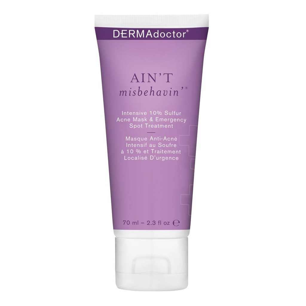 DERMA DOCTOR AIN'T MISBEHAVIN ACNE MASK&amp;SPOT TREATMENT 70ML