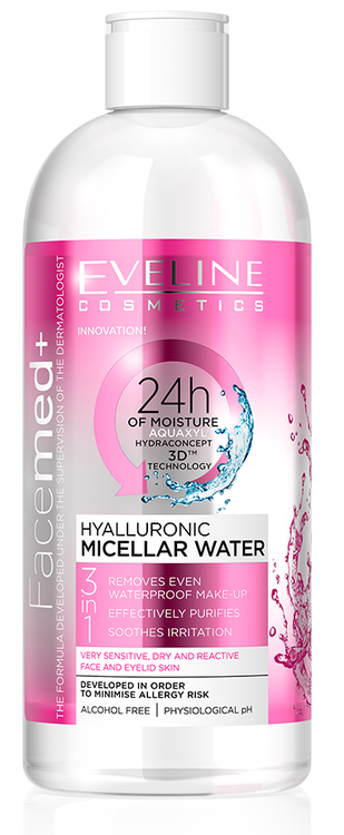 EVELINE TONING MICELLAR ROSE WATER 400ML