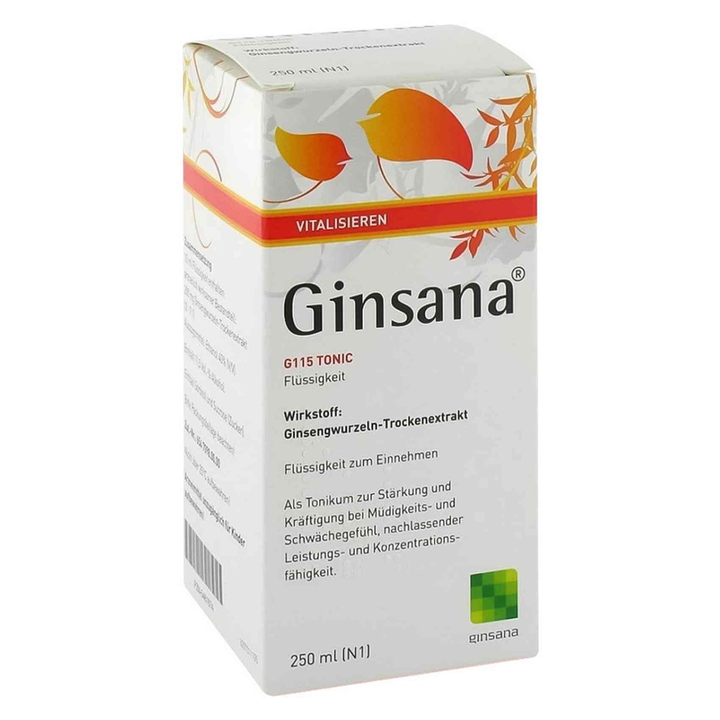 GINSANA G115 TONIC 250 ML