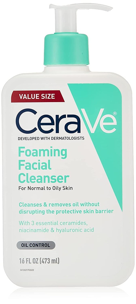 CERAVE FOAMING CLEANSER 16OZ 473ML