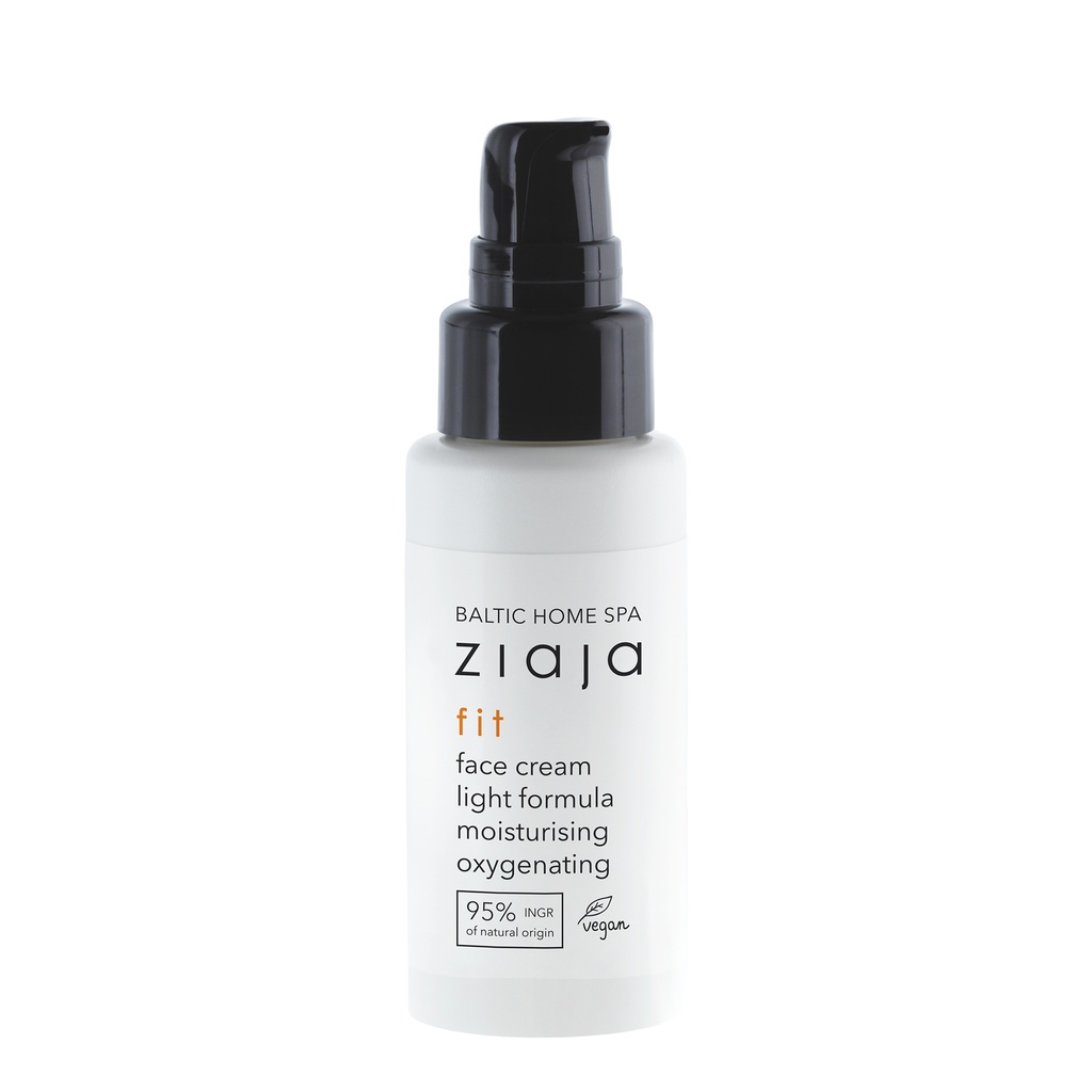 Ziaja Fit Face Cream Light Formula Moisturising Oxygenating 50 ml