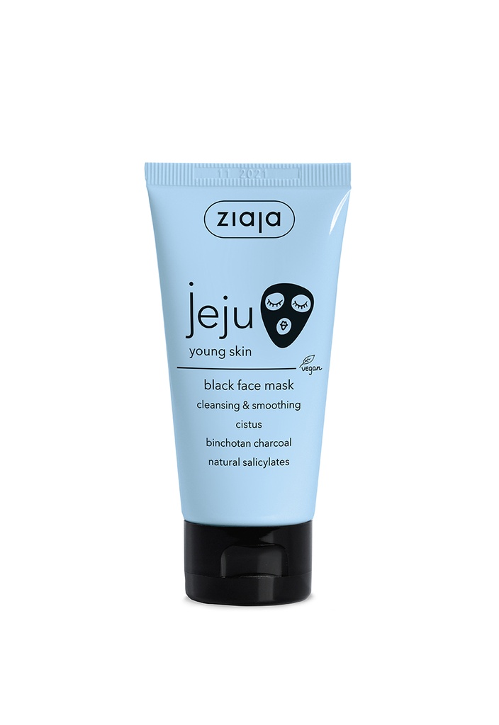 Ziaja JEJU Black Face Mask Cleansing &amp; Smoothing 50 ML