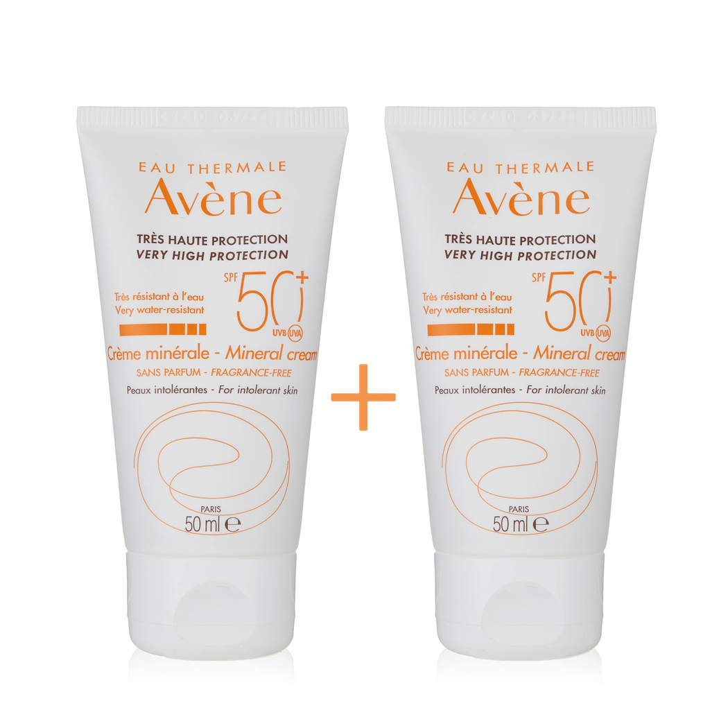 AVENE MINERAL CREAM PROTECT SPF 50+ 50ML 1+1