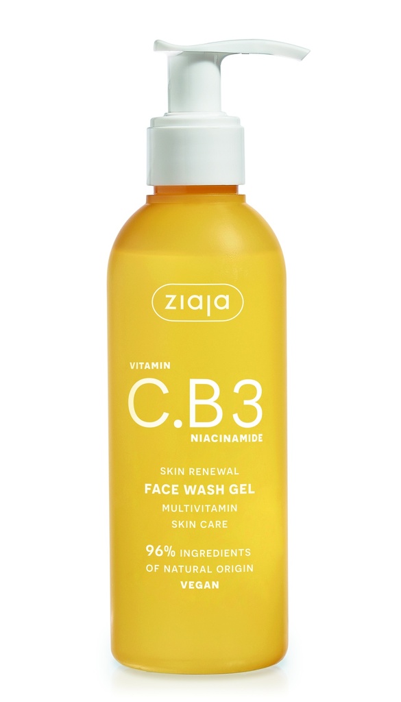 ZIAJA VITAMIN C.B3 NIACINAMIDE FACE WASH GEL 190 ML