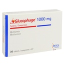 GLUCOPHAGE 1000MG 30.TABLETS