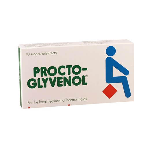 [G00233] PROCTO-GLYVENOL SUPP 10'S