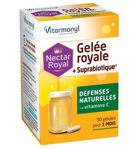 [G01326] Nectar Royal Gelee Royale+Suprabiotique 30 Caps