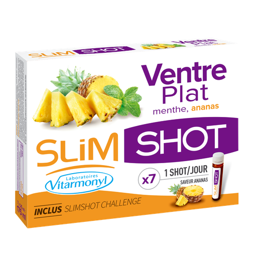 [G01696] Slim shot Ventre Plat  7 Vials * 25 ML