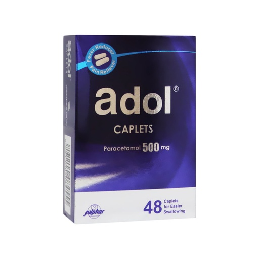 [G08968] Adol Caplets 500 Mg 48.S