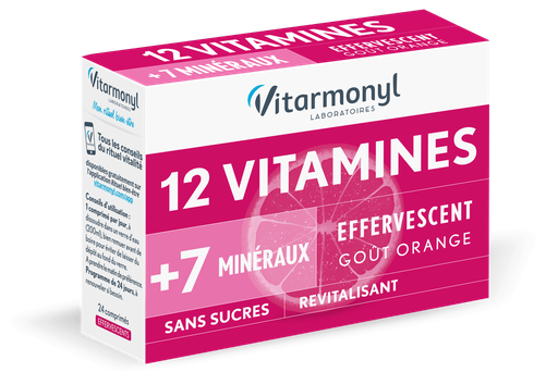 [G01369] Vitarmonyl 12 Vitamins + 7 Oilgo-Elements 24 Effervescent