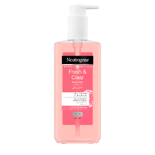 [G10144] NEUTROGENA FRESH&amp;CLEAR GRAPEFRUIT FACIAL WASH GEL 200 ML