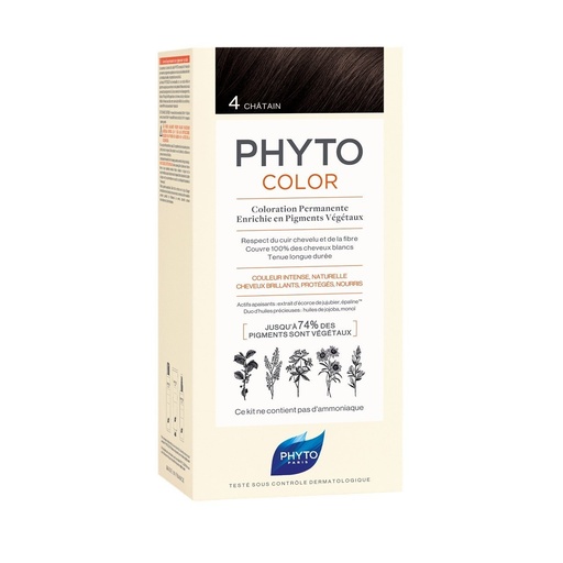 [G10476] PHYTO HAIR COLOUR BROWN NO-4