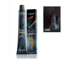 [G11310] LAKME CHROMA DARK BROWN HAIR COLOUR 3/00 60ML