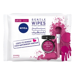 [G11351] NIVEA GENTLE CLEANSING WIPES 25'S (81906)