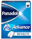 PANADOL ADVANCE 500MG 72 TAB