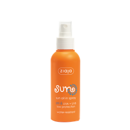 [G12155] Ziaja Sun Oil In Spray SPF 6 UVA + UVB Low Protection Water - Resistant 125 ML