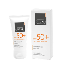 [G12158] Ziaja Med Tinted Sun Protection Cream for Normal and dilated capillaries Skin SPF 50 - 50 ml