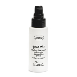 [G12494] Ziaja Goat's Milk Ultralight Face Cream Moisturising &amp; Smoothing SPF 15 - 50 ML