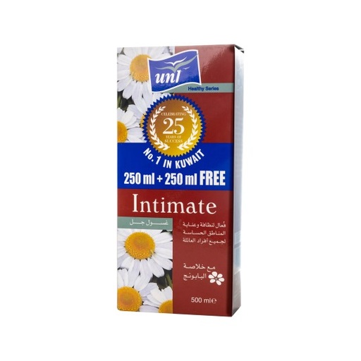 [G12888] Uni Intimate Wash Gel 500 Ml (250ML + 250ML )Free