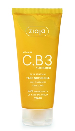 [G14017] ZIAJA VITAMIN C.B3 NIACINAMIDE FACE SCRUB GEL 100 ML